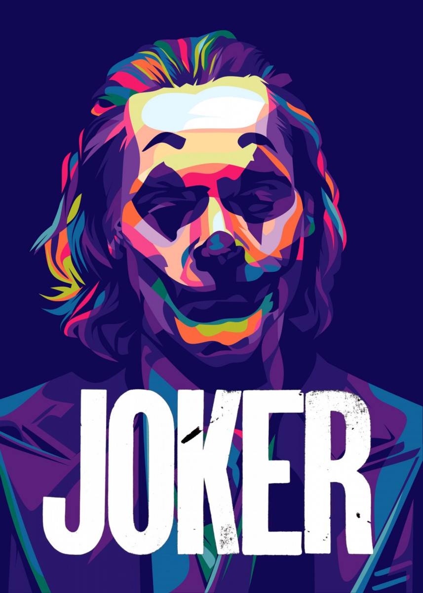 The Joker - Wpap Celebrity – Poster | Canvas Wall Art Print - Jenifer Shop