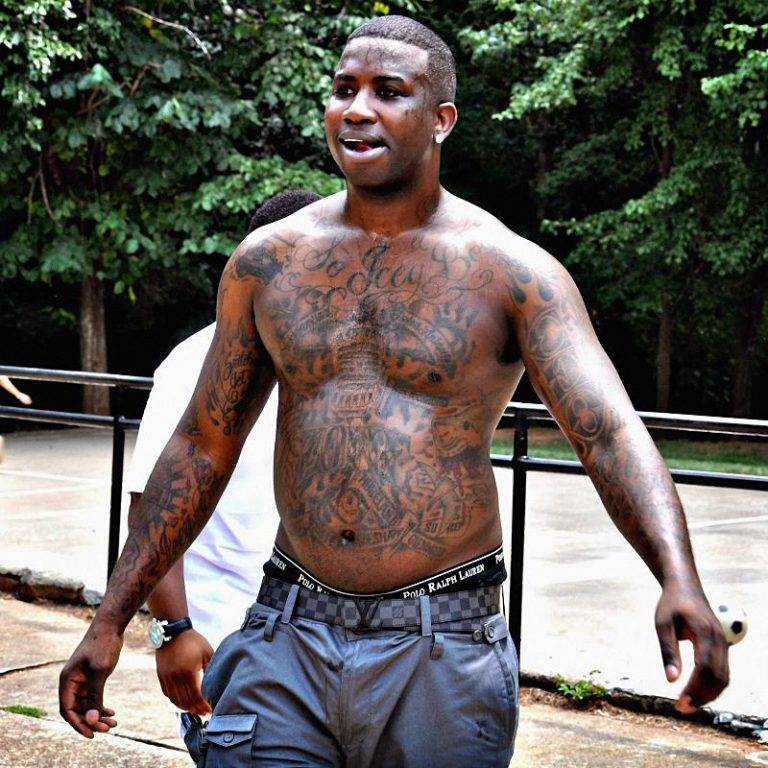 Gucci Mane Tattoo Body Poster Canvas Wall Art Print Poster Canvas   N2856 768x768 