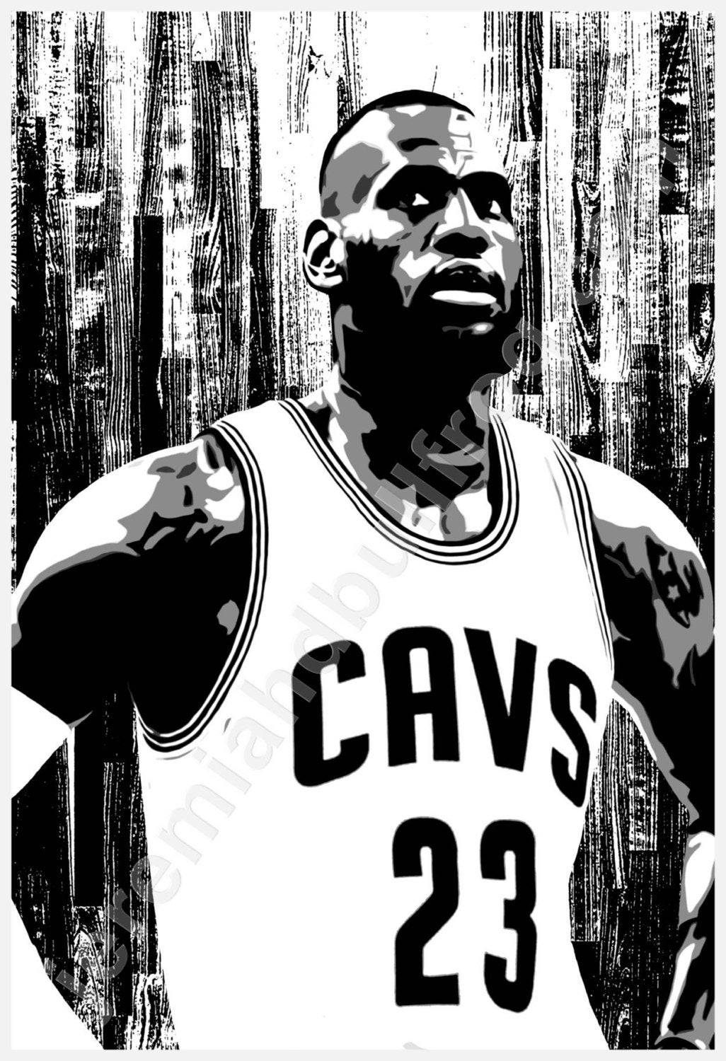 Cleveland Cavaliers Lebron James - Best Ohio King Basketball Wall Art ...
