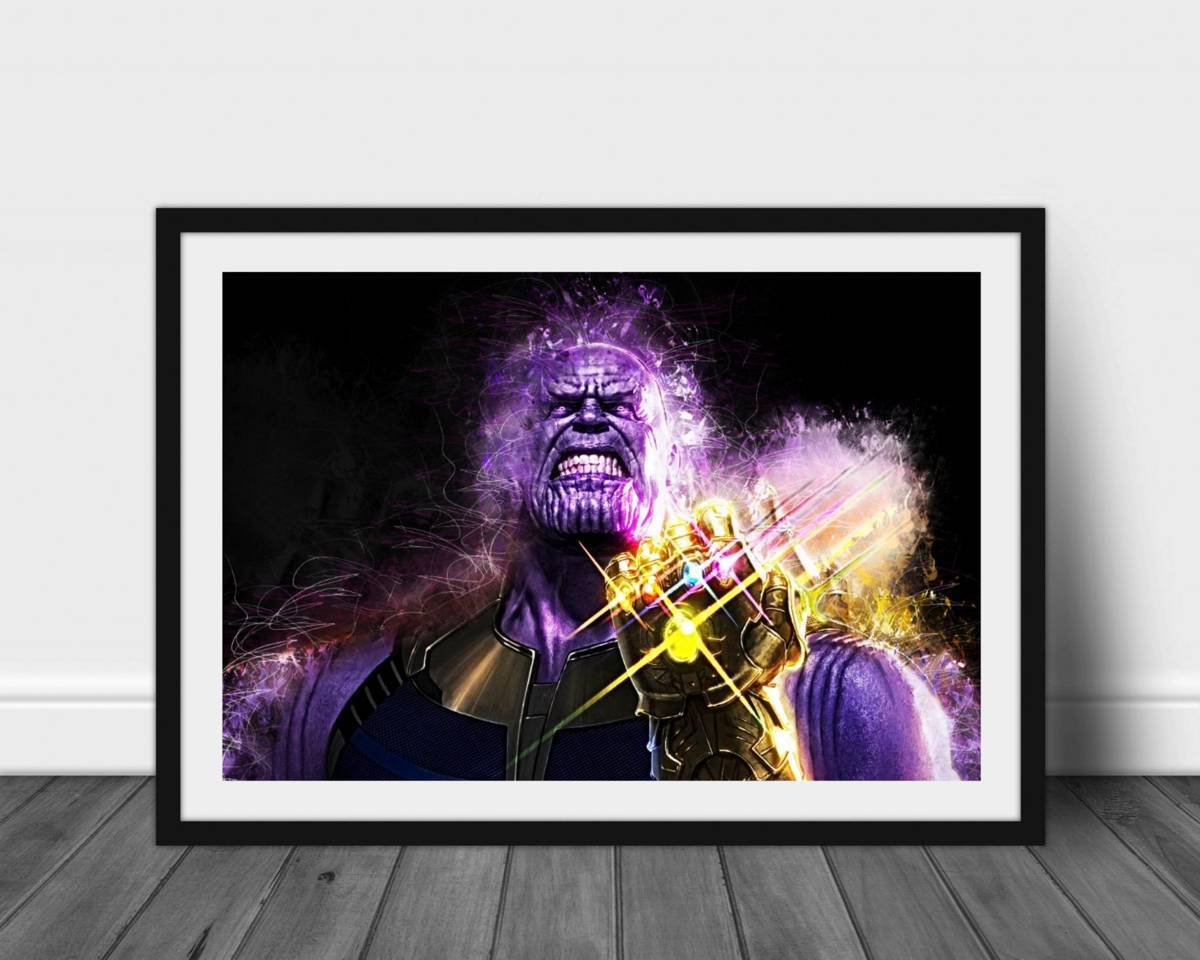 Thanos Infinity War,Print, Marvel Gift, Movie, Superhero ...