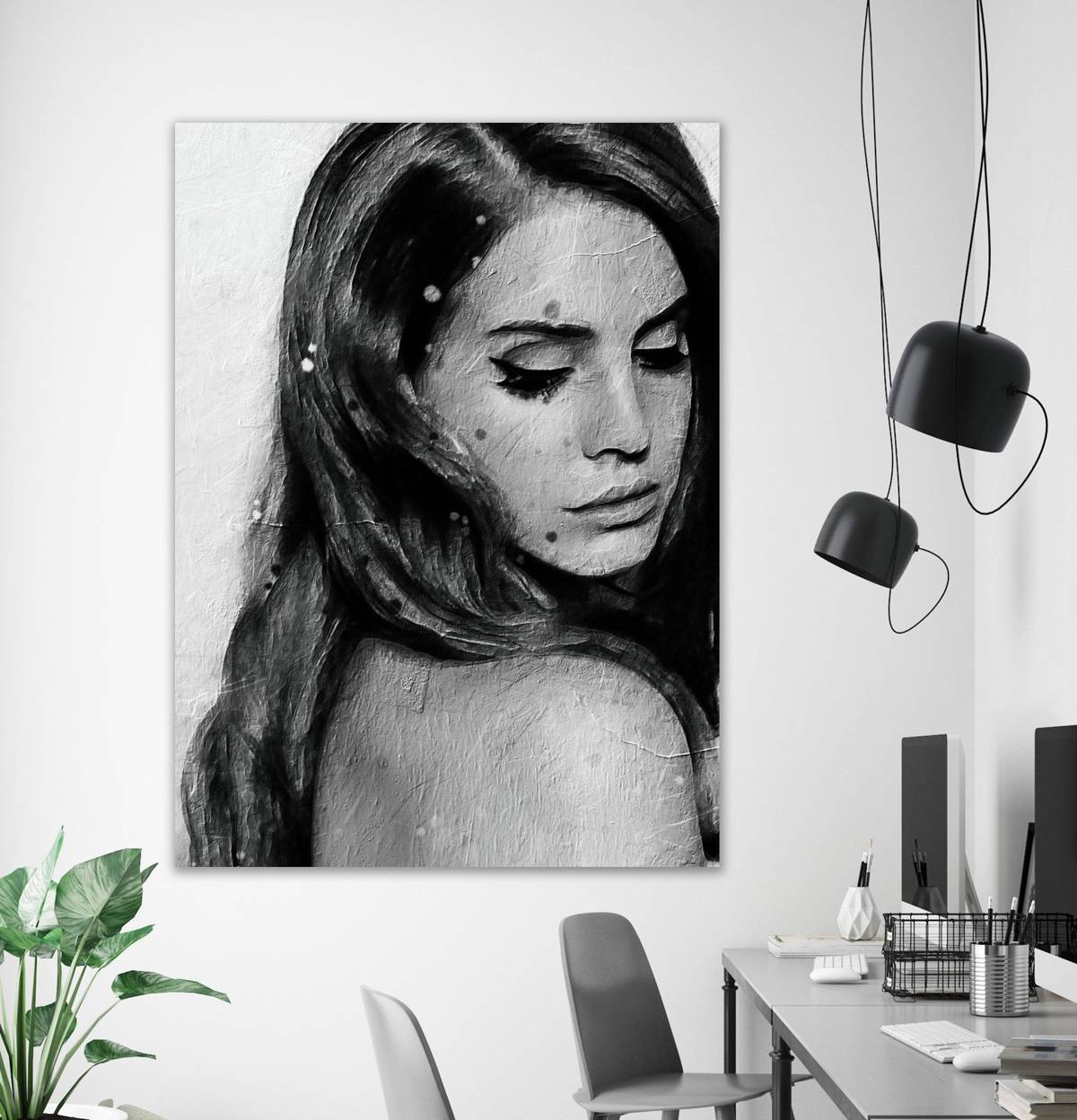 Lana Del Rey Music Icon Wall Art Picture Print Home Decor – Poster ...