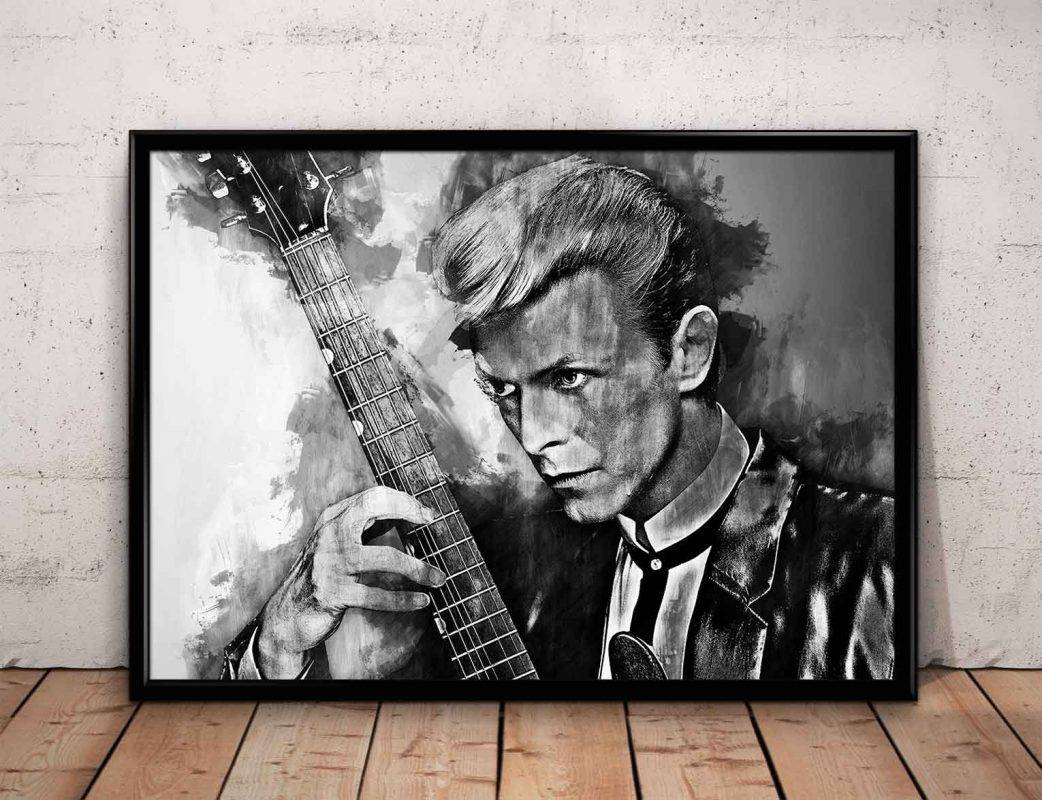 David Bowie Print David Bowie Wall Art – Poster | Canvas Wall Art Print ...