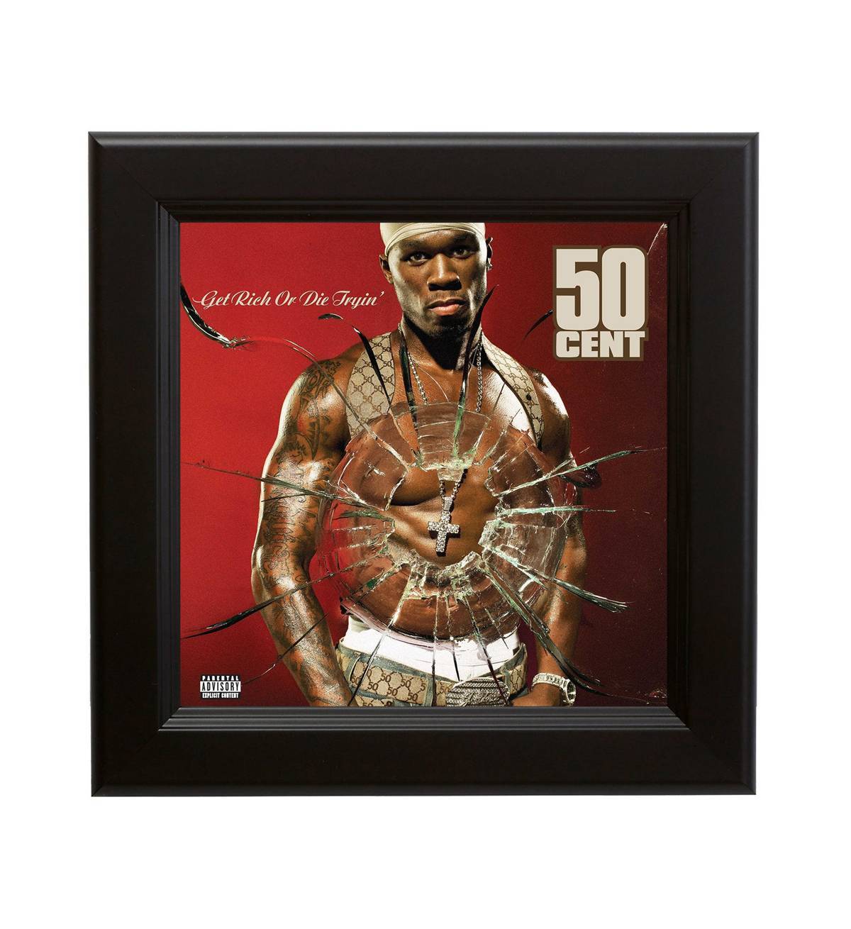 50 Cent Get Rich Or Die Tryin Rap Music Album Cover Wall Art