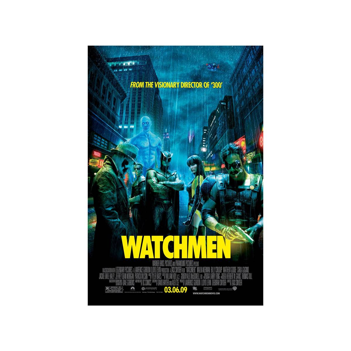 Watchmen 2009 Movie Ver. 1 – Poster | Canvas Wall Art Print Poster ...