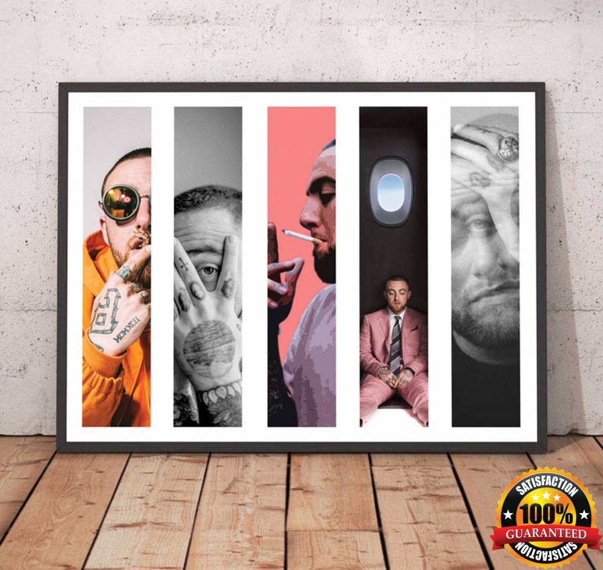 Mac Miller Print, Mac Miller Poster, Mac Miller Wall Art – Poster