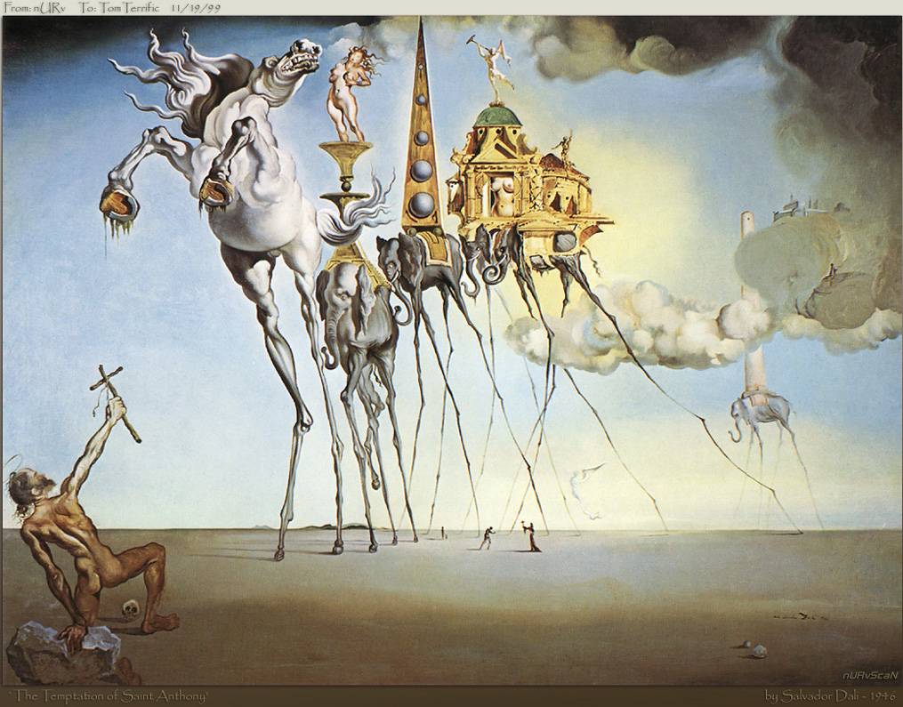 The Temptation Of St. Anthony Salvador Dali 1946 – Poster 