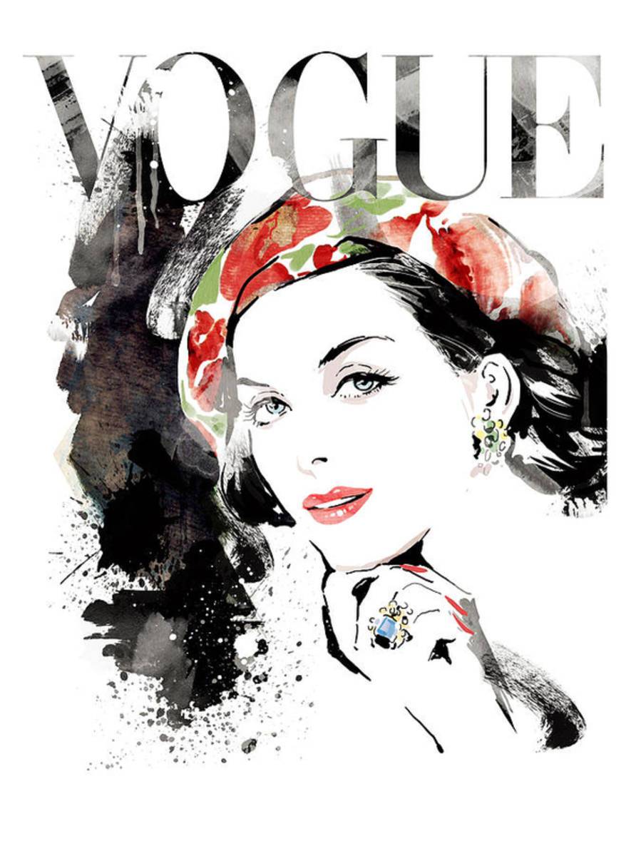 Vogue 4 – Poster | Canvas Wall Art Print - Jenifer Shop