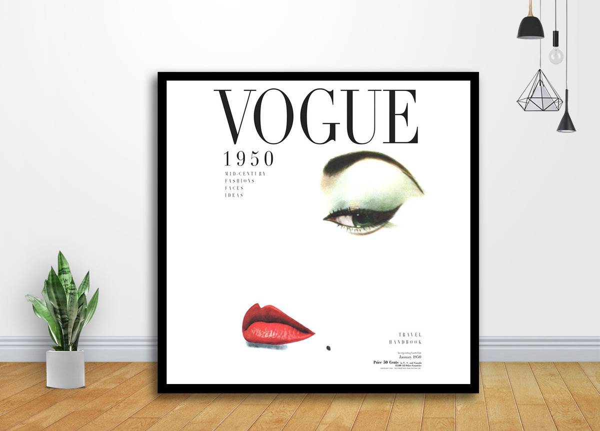 Marilyn Monroe Vogue Cover 1950 Art – Poster | Canvas Wall Art Print ...