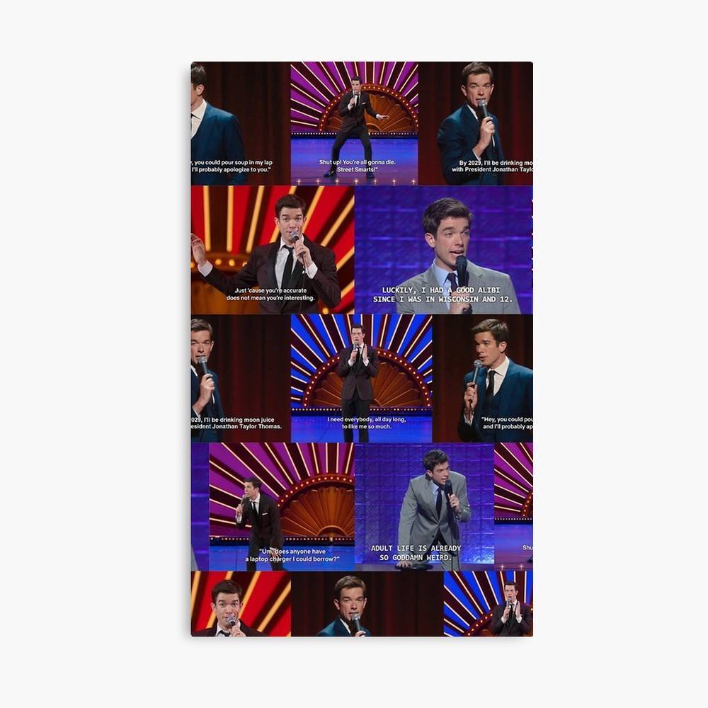 John Mulaney Netflix Specials Poster Canvas Wall Art Print